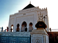  The Mausoleum of Mohammed V in Rabat